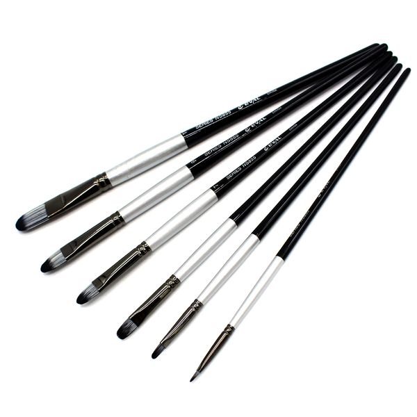 6 pcs filbert nylon hair oil painting acrylic brush painting artist set for the school of professional drawing watercolor brush
6 pcs filbert nylon hair oil painting acrylic brush painting artist set for the school of professional drawing watercolor brush