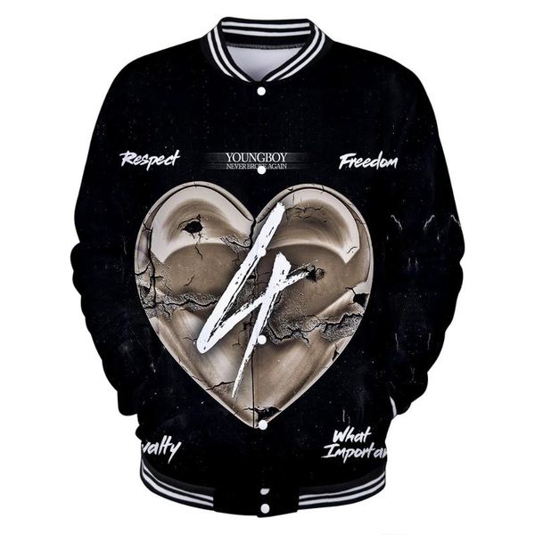 men's hoodies & sweatshirts mens jackets and coats rapper youngboy never broke again 3d printed college baseball sweatshirt streetwear, Black
men's hoodies & sweatshirts mens jackets and coats rapper youngboy never broke again 3d printed college baseball sweatshirt streetwear, Black