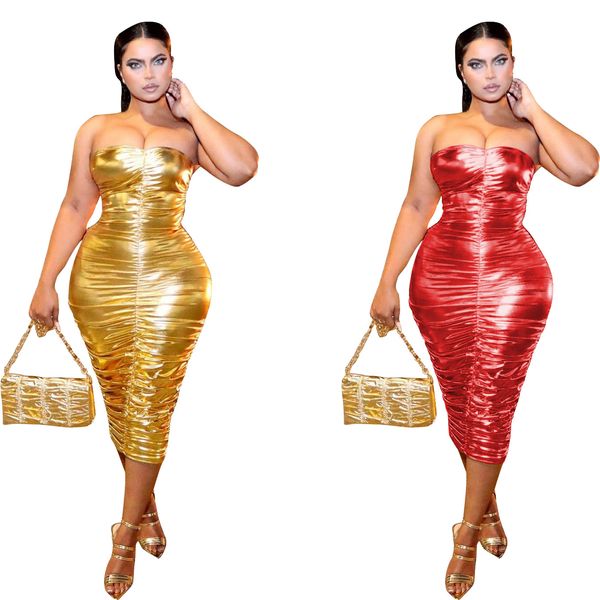 gold metallic club party birthday dress for women elegant off shoulder ruched strapless bodycon midi vestido de festa, Black;gray
gold metallic club party birthday dress for women elegant off shoulder ruched strapless bodycon midi vestido de festa, Black;gray