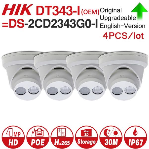 cameras hikvision oem ip camera dt343-i = ds-2cd2343g0-i 4mp network cctv h.265 security poe wdr sd card slot 4pcs/lot
cameras hikvision oem ip camera dt343-i = ds-2cd2343g0-i 4mp network cctv h.265 security poe wdr sd card slot 4pcs/lot