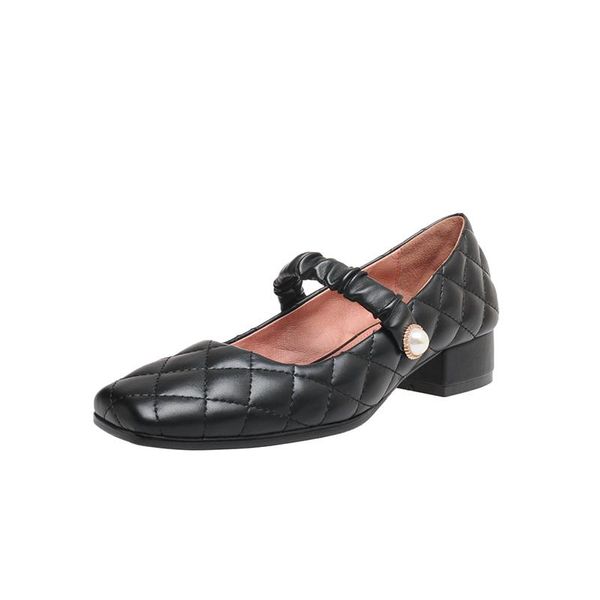 dress shoes kmeioo luxury brands leather muller female fashion classic pumps suqre toe low heels elegant laies 3.5cm, Black
dress shoes kmeioo luxury brands leather muller female fashion classic pumps suqre toe low heels elegant laies 3.5cm, Black