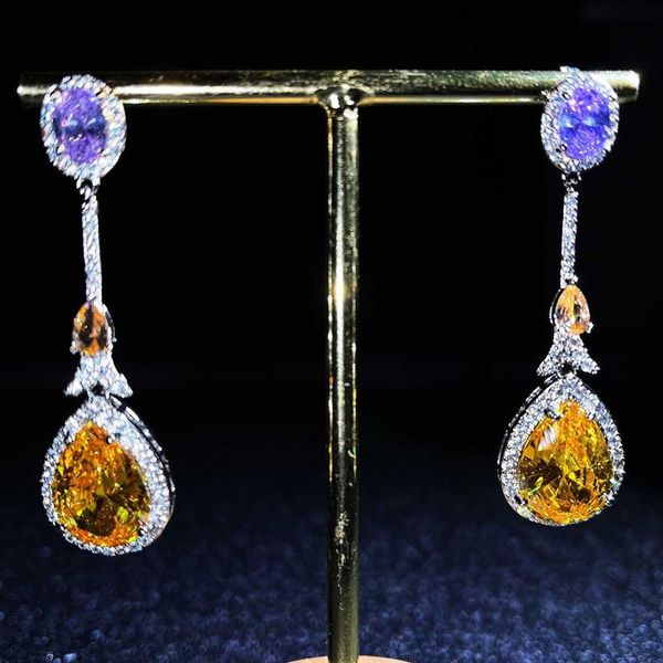 dangle & chandelier boho vintage water drop long earrings yellow purple crystal zircon luxury charm jewelry for women wedding christmas gift, Silver
dangle & chandelier boho vintage water drop long earrings yellow purple crystal zircon luxury charm jewelry for women wedding christmas gift, Silver