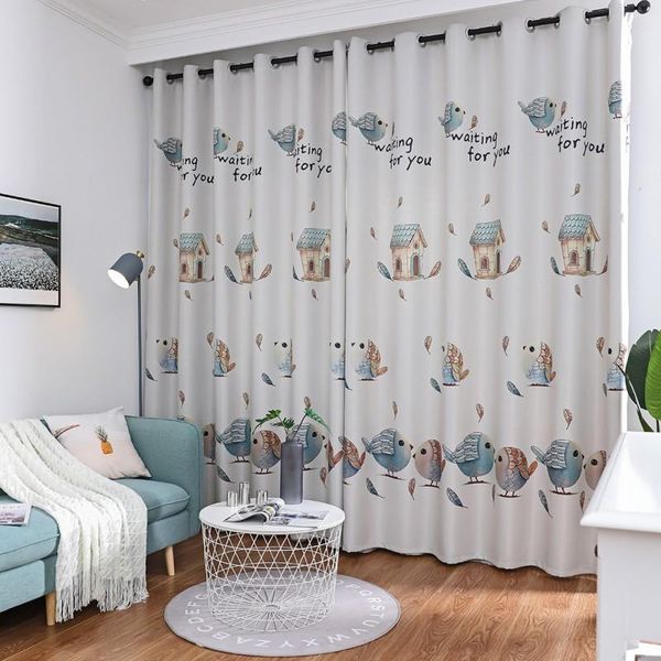 home blackout curtains for living room lovebird printed curtain beige 100*250 cm perforated 2pcs household decor & drapes
home blackout curtains for living room lovebird printed curtain beige 100*250 cm perforated 2pcs household decor & drapes