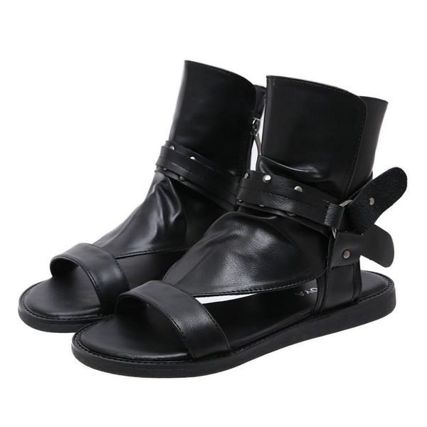 women sandals summer shoes high-gladiator flat open-toe fashion rome female beach, Black
women sandals summer shoes high-gladiator flat open-toe fashion rome female beach, Black