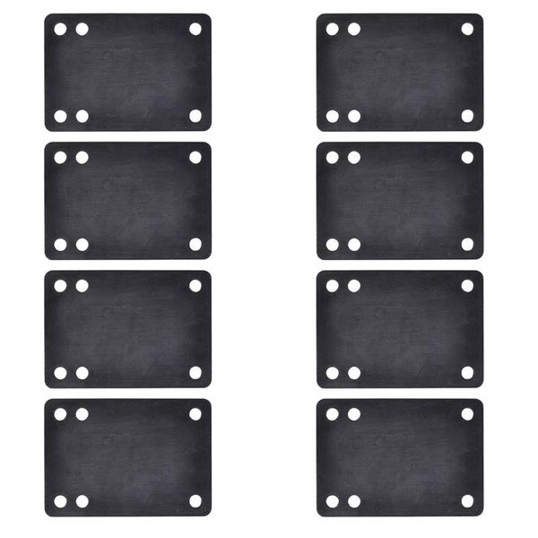 8pcs skateboard risers pads longboard riser soft rubber 3mm/0.12 inch for trunk skateboarding
8pcs skateboard risers pads longboard riser soft rubber 3mm/0.12 inch for trunk skateboarding