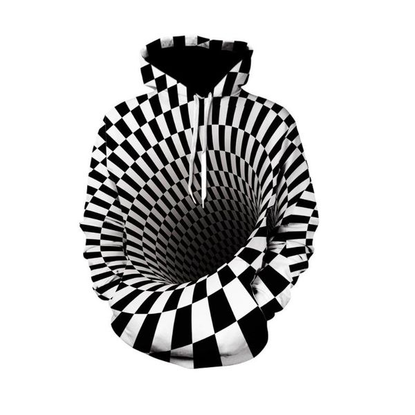men's hoodies & sweatshirts 3d cube men geometry hoodie print vortex hoody anime hip hop pullover fashion clothing, Black
men's hoodies & sweatshirts 3d cube men geometry hoodie print vortex hoody anime hip hop pullover fashion clothing, Black