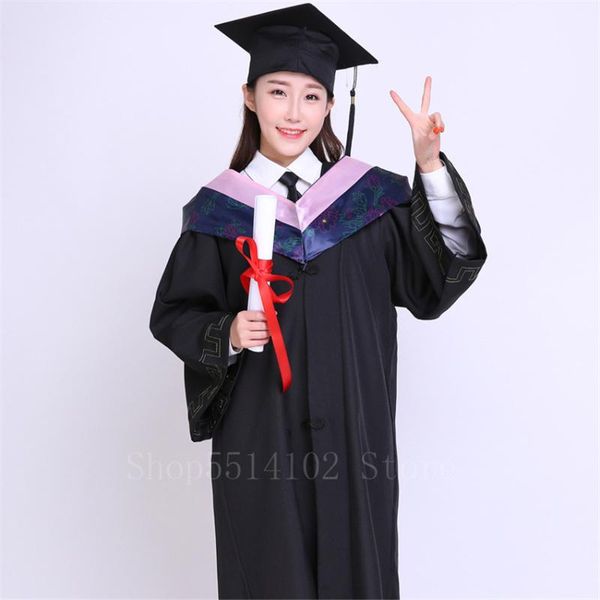 clothing sets 2021 student school uniform high university graduation costumes 6colors academic bachelor master's clothes robe+cap, White
clothing sets 2021 student school uniform high university graduation costumes 6colors academic bachelor master's clothes robe+cap, White
