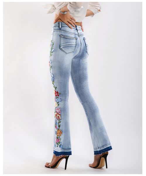 new autumn 3d embroidery jeans female wide leg pants trousers retro high waist flare jeans women bell bottom denim ladies skinny jeans, Blue
new autumn 3d embroidery jeans female wide leg pants trousers retro high waist flare jeans women bell bottom denim ladies skinny jeans, Blue