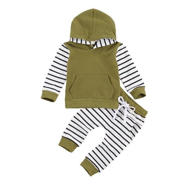 clothing sets 2021 autumn baby boy clothes set suit long sleeve striped print v-neck front pocket hoodie lace-up trousers boys, White
clothing sets 2021 autumn baby boy clothes set suit long sleeve striped print v-neck front pocket hoodie lace-up trousers boys, White