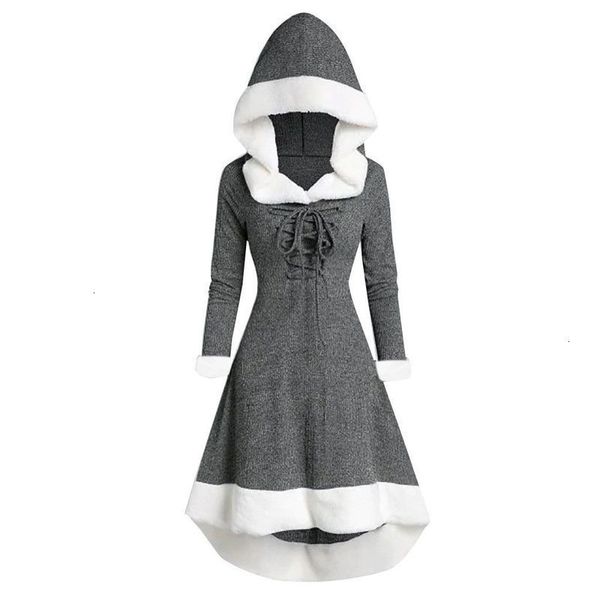 stitching casual dresses wool slim fitting hooded lanyard dress winter solid, Black;gray
stitching casual dresses wool slim fitting hooded lanyard dress winter solid, Black;gray