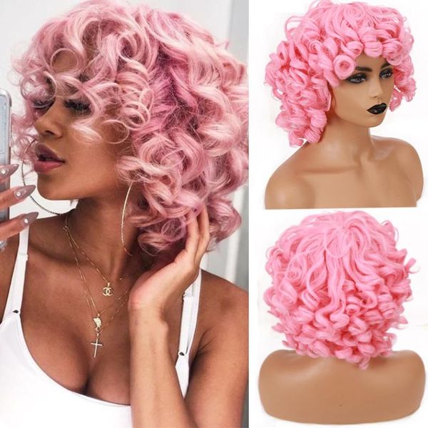 synthetic wigs houyan short curly hair african kinky black pink brown gradient fluffy natural heat-resistant daily b
synthetic wigs houyan short curly hair african kinky black pink brown gradient fluffy natural heat-resistant daily b
