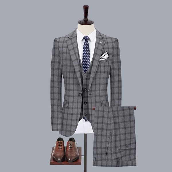 men's suits & blazers arrival suit wedding for men man's three peices (jacket+pants+vest) business casual plaid mens, White;black
men's suits & blazers arrival suit wedding for men man's three peices (jacket+pants+vest) business casual plaid mens, White;black