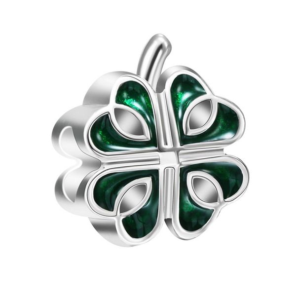 wholesale silver charm beads 30pcs four leave clover european charms bead fit pandora snake chain bracelet necklack fashion diy jewelry, Black
wholesale silver charm beads 30pcs four leave clover european charms bead fit pandora snake chain bracelet necklack fashion diy jewelry, Black