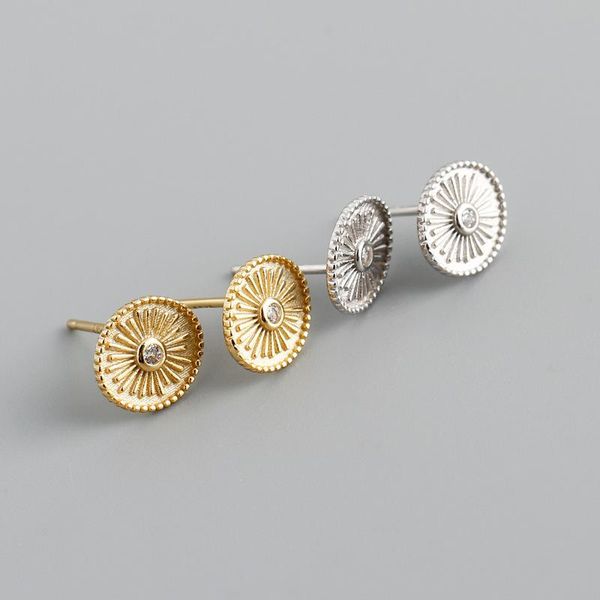 stud enosola 925 sterling silver minimalist white zircon sun pattern geometric earrings for women bohemian trendy party jewelry, Golden;silver
stud enosola 925 sterling silver minimalist white zircon sun pattern geometric earrings for women bohemian trendy party jewelry, Golden;silver