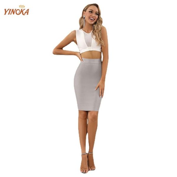 yinoka grey bandage bodycon skirt skinny midi women colorful party club fashion lady clothing celebrity evening night skirts, Black
yinoka grey bandage bodycon skirt skinny midi women colorful party club fashion lady clothing celebrity evening night skirts, Black