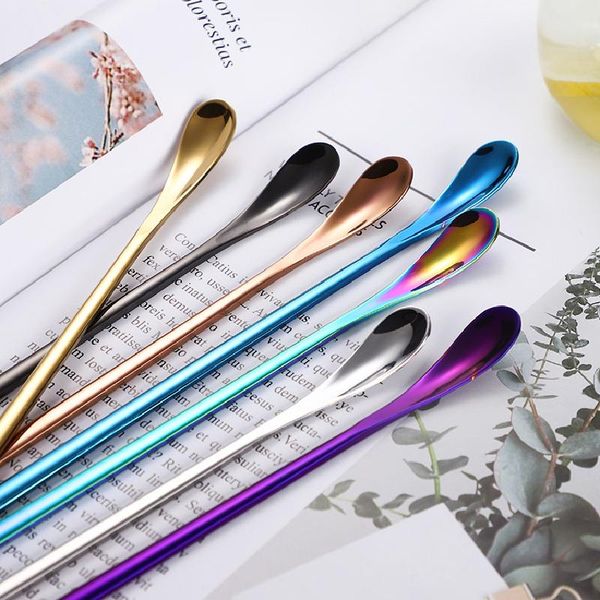 spoons creative long handle thicken small spoon stainless steel mixing stirring dessert coffee ice kitchen tool
spoons creative long handle thicken small spoon stainless steel mixing stirring dessert coffee ice kitchen tool