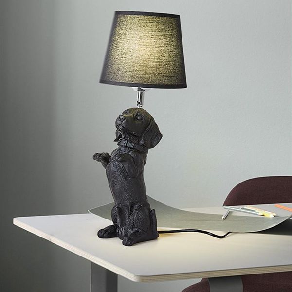 table lamps designer white black resin dog lamp nordic night desk led for bedroom bedside learning eye care puppy lighting
table lamps designer white black resin dog lamp nordic night desk led for bedroom bedside learning eye care puppy lighting