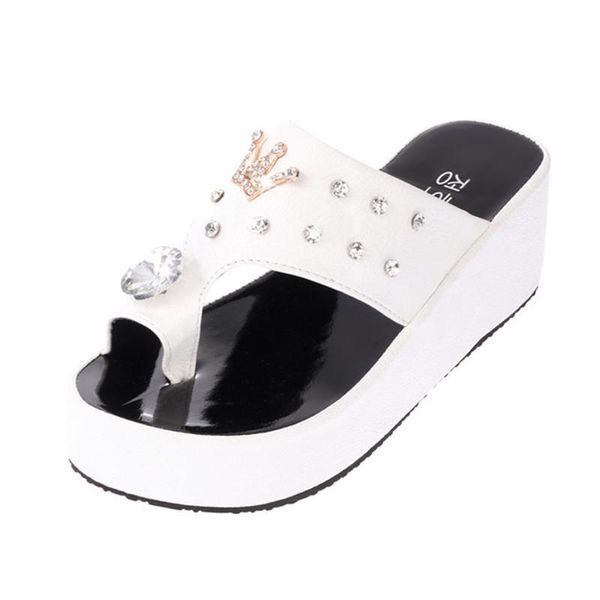 flip flops summer fashion pinches wedges platform contracted slippers female rhinestone thick bottom high heels white black
flip flops summer fashion pinches wedges platform contracted slippers female rhinestone thick bottom high heels white black