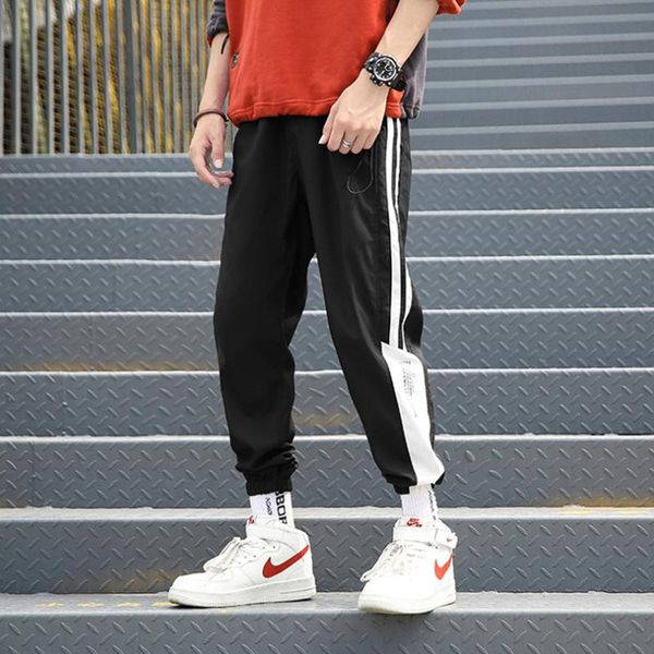 men's pants summer sweatpants polyester hip hop casual quick drying printing fashion autumn loose sports trousers, Black
men's pants summer sweatpants polyester hip hop casual quick drying printing fashion autumn loose sports trousers, Black