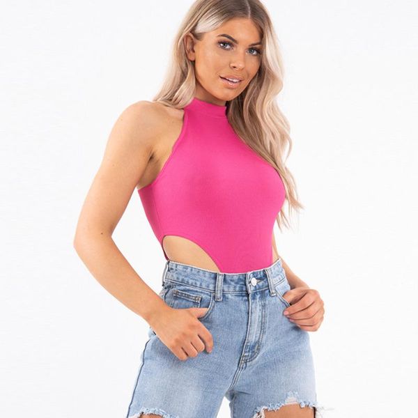 women's jumpsuits & rompers fashion solid backless jumpsuit women summer casual high-neck sleeveless slim multi-color wild breatha, Black;white
women's jumpsuits & rompers fashion solid backless jumpsuit women summer casual high-neck sleeveless slim multi-color wild breatha, Black;white