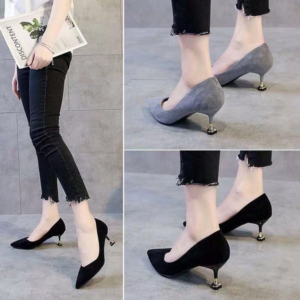 dress shoes women heels women's 2021 spring autumn high heel chaussure femme zapatos mujer, Black
dress shoes women heels women's 2021 spring autumn high heel chaussure femme zapatos mujer, Black