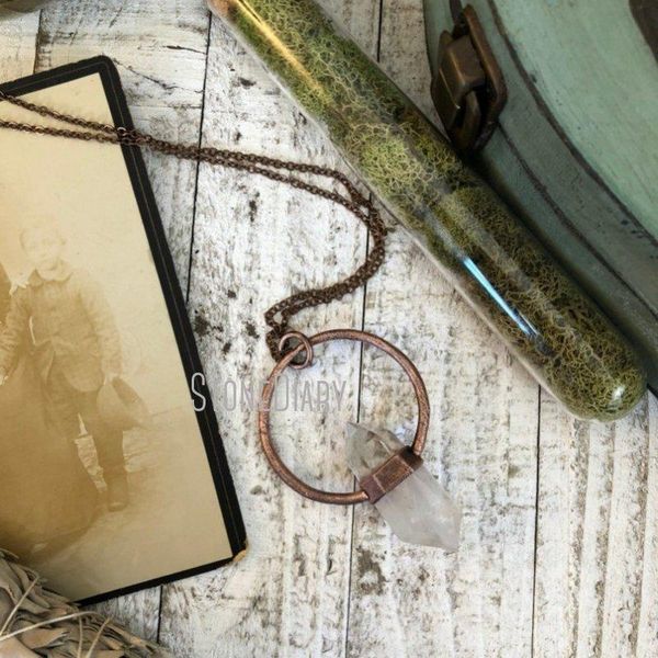 pendant necklaces nm39944 bohemian copper plated jewelry clear quartz crystal necklace boho layering hoop, Silver
pendant necklaces nm39944 bohemian copper plated jewelry clear quartz crystal necklace boho layering hoop, Silver