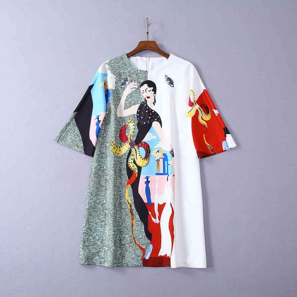 casual dresses korean style loose diamonds ed 2021 spring summer runways sweet sequins a189, Black;gray
casual dresses korean style loose diamonds ed 2021 spring summer runways sweet sequins a189, Black;gray