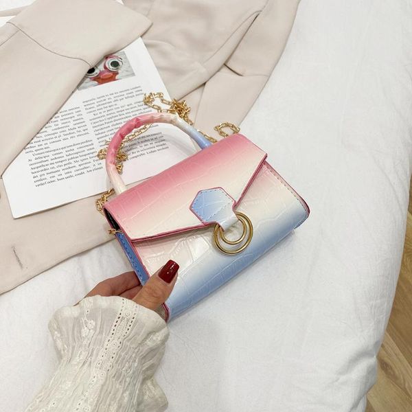 vintage women gradient shoulder bag alligator pattern pu chain messenger bags design luxury hand female travel cross body
vintage women gradient shoulder bag alligator pattern pu chain messenger bags design luxury hand female travel cross body