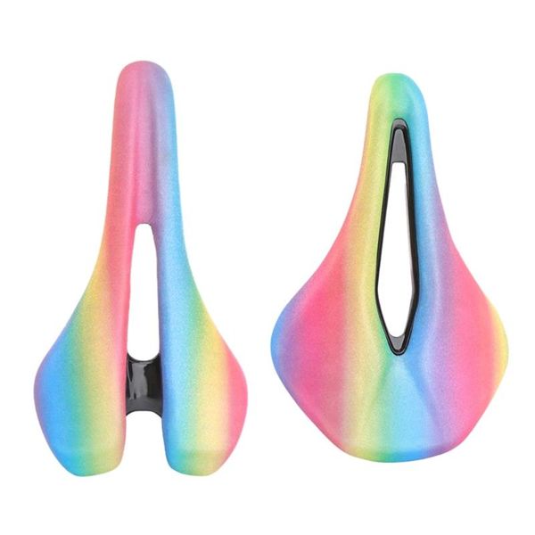 bike saddles rainbow leather seat mountain road mat hollow comfortable breathable folding color saddle bicycle bag
bike saddles rainbow leather seat mountain road mat hollow comfortable breathable folding color saddle bicycle bag