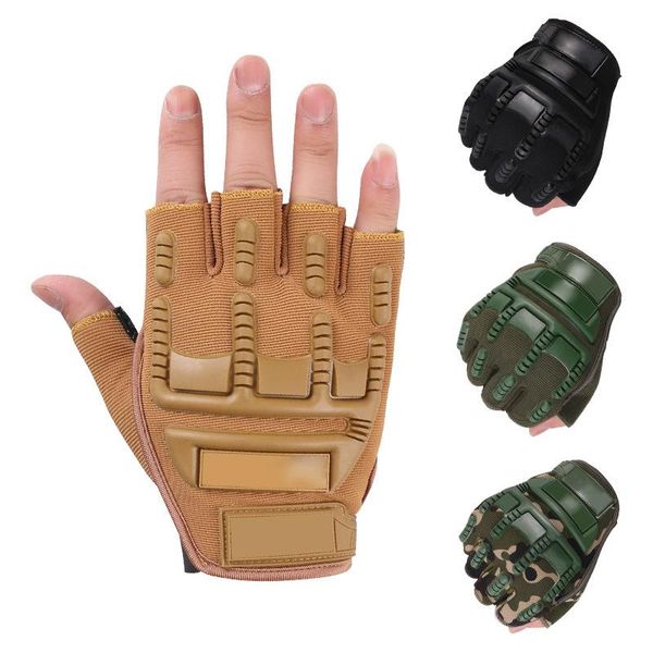 cycling gloves tactical hard knuckle half finger men's army military combat paintball duty - fingerless, Black
cycling gloves tactical hard knuckle half finger men's army military combat paintball duty - fingerless, Black