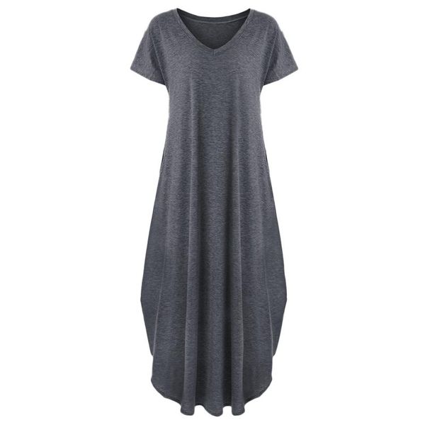 maternity dresses solid casual o-neck t-shirt dress women bohemian summer plus size beach comfertable #g1, White
maternity dresses solid casual o-neck t-shirt dress women bohemian summer plus size beach comfertable #g1, White