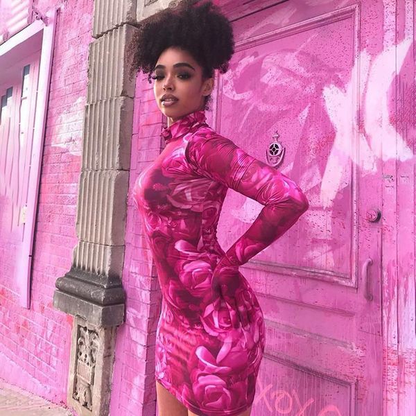 casual dresses 2021 women dress high street long sleeve floral rose print bodycon mini with gloves fashion streetwear outfits sundress, Black;gray
casual dresses 2021 women dress high street long sleeve floral rose print bodycon mini with gloves fashion streetwear outfits sundress, Black;gray