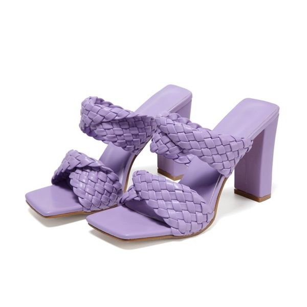 weaving cross thick high heel women's sandals open toe block heels 11cm lady shoes slippers size 42 violet brown black color
weaving cross thick high heel women's sandals open toe block heels 11cm lady shoes slippers size 42 violet brown black color