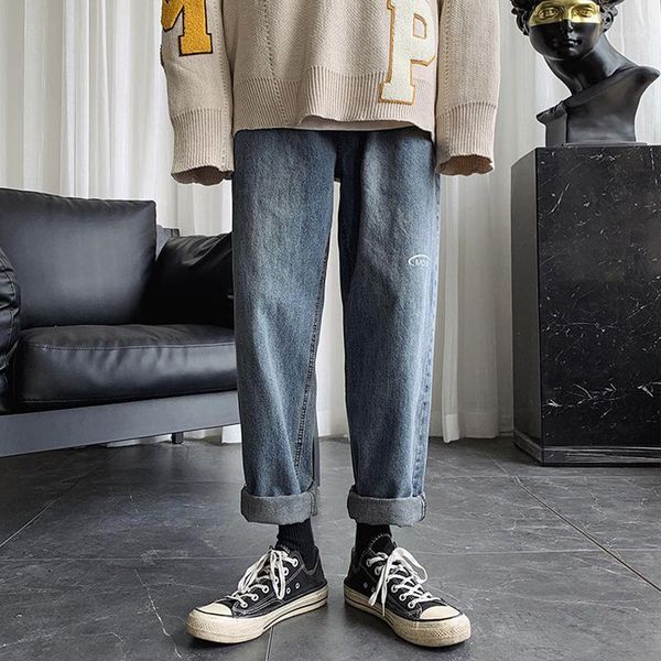 men's jeans wholesale 2021 cow pants trendy autumn winter trousers loose straight high waist were thin retro daddy, Blue
men's jeans wholesale 2021 cow pants trendy autumn winter trousers loose straight high waist were thin retro daddy, Blue