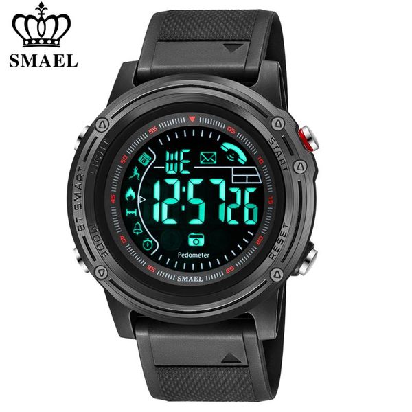 wristwatches smael sports digital watch men bluetooth waterproof military clock mens calorie phone reminding wristwatch, Slivery;brown
wristwatches smael sports digital watch men bluetooth waterproof military clock mens calorie phone reminding wristwatch, Slivery;brown