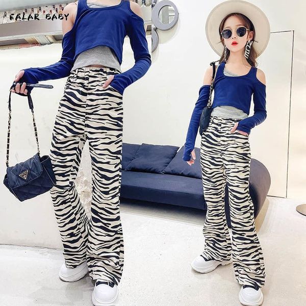 girls spring stripe casual pants 2021 girls' fashionable korean style personality toe fashion and sports trousers, Blue
girls spring stripe casual pants 2021 girls' fashionable korean style personality toe fashion and sports trousers, Blue