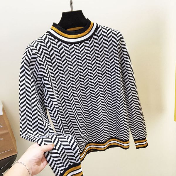 luxury jacquard knit women sweater autumn winter christmas tree patern turtleneck pullovers striped jumper, White;black
luxury jacquard knit women sweater autumn winter christmas tree patern turtleneck pullovers striped jumper, White;black