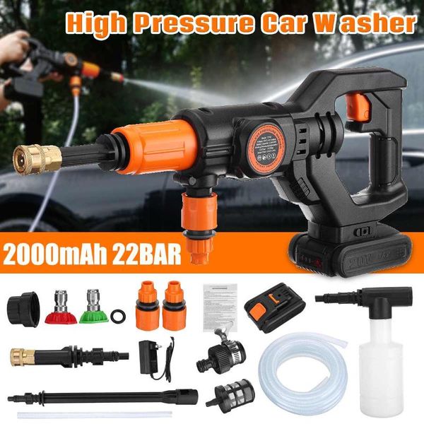 water gun & snow foam lance 22bar high pressur wireless car washing machine 2000mah electric guns nozzle hose pump w/lithium batterybattery
water gun & snow foam lance 22bar high pressur wireless car washing machine 2000mah electric guns nozzle hose pump w/lithium batterybattery