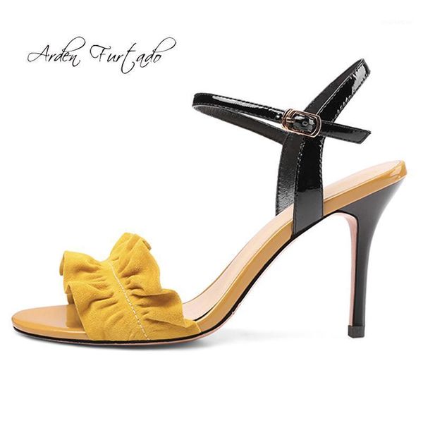 arden furtado summer fashion women's shoes stilettos heels elegant sweet buckle strap ruffles sandals party1, Black
arden furtado summer fashion women's shoes stilettos heels elegant sweet buckle strap ruffles sandals party1, Black