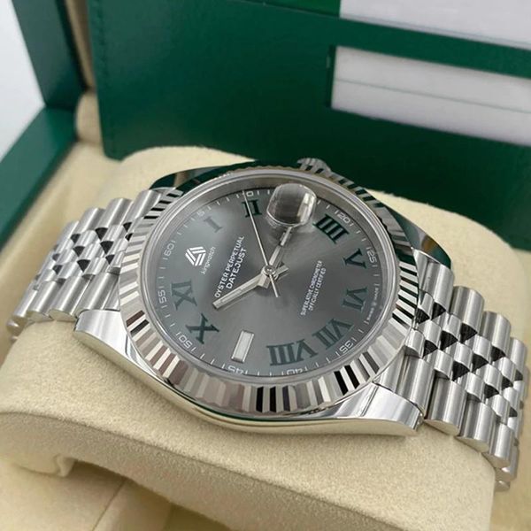 wristwatches watch men for datejust watches 41mm clock roman numerals automatic mechanical sport zegarek damski, Slivery;brown
wristwatches watch men for datejust watches 41mm clock roman numerals automatic mechanical sport zegarek damski, Slivery;brown