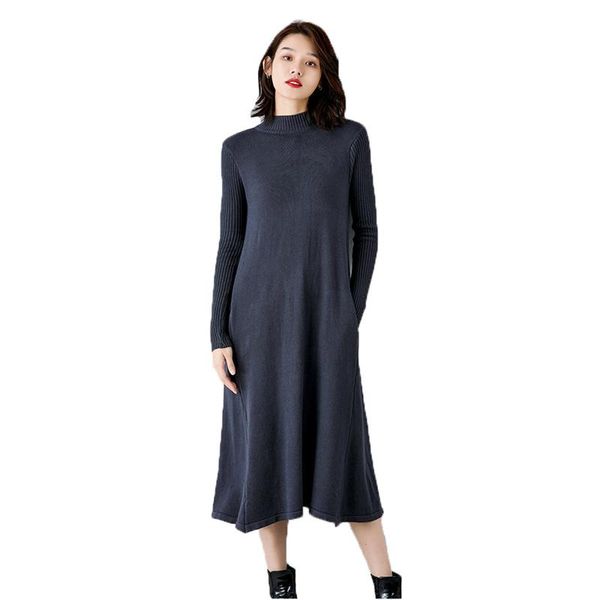 casual dresses 2021knitted dress women autumn winter europe america black dark gray royal blue loose fashion keep warm pullover n1254, Black;gray
casual dresses 2021knitted dress women autumn winter europe america black dark gray royal blue loose fashion keep warm pullover n1254, Black;gray