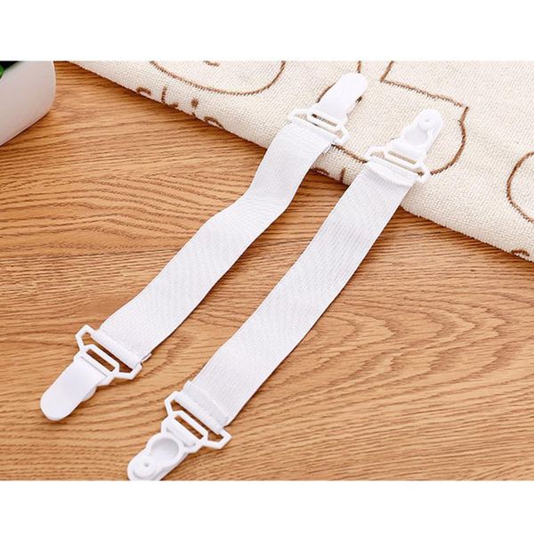 clothing & wardrobe storage 4pcs/set nylon elastic band bed sheet fix buckle strong plastic clips holder sheets fasteners clip wzpi