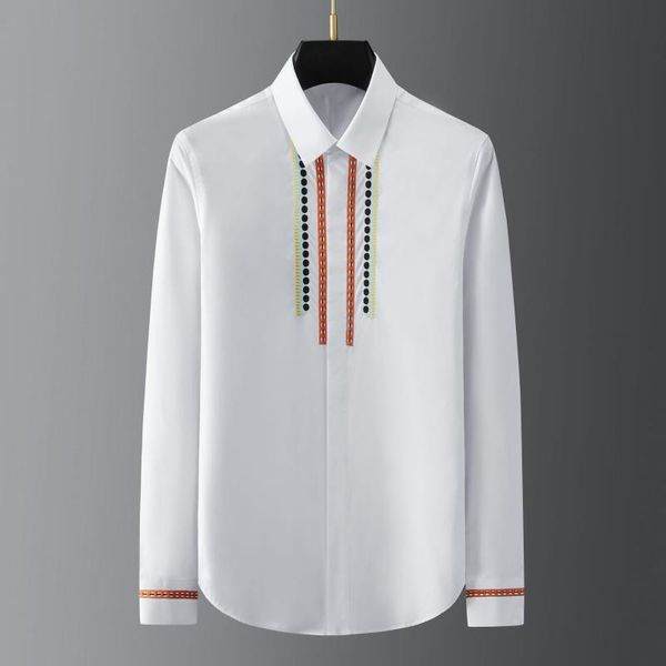 men's casual shirts vintage embroidery for men long sleeve shirt male business formal dress tuxedo banquet social clothing, White;black
men's casual shirts vintage embroidery for men long sleeve shirt male business formal dress tuxedo banquet social clothing, White;black