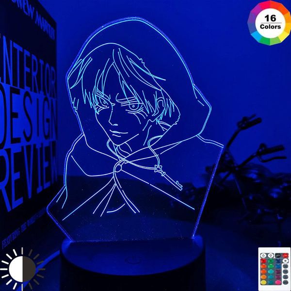 night lights anime 3d lamp attack on titan eren yeager for bedroom decoration light kids gift led
night lights anime 3d lamp attack on titan eren yeager for bedroom decoration light kids gift led