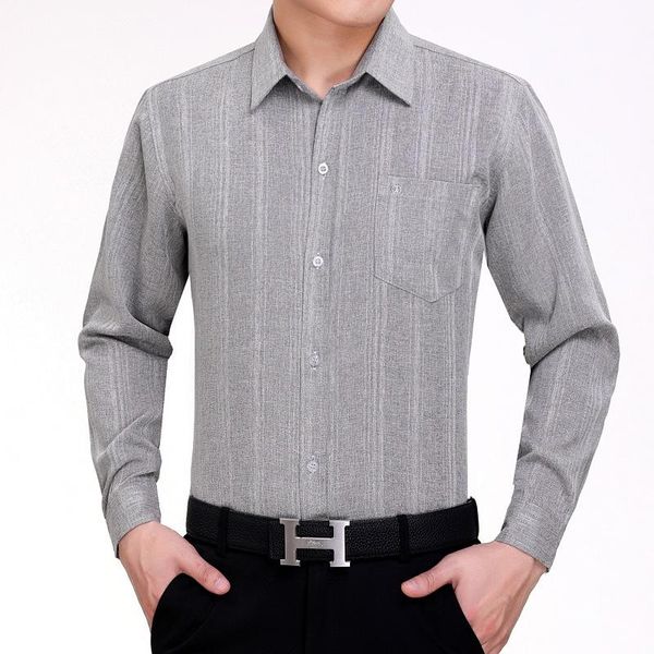 men's casual shirts 2021 long sleeves plus size shirt stripes smart spring and autumn men for, White;black
men's casual shirts 2021 long sleeves plus size shirt stripes smart spring and autumn men for, White;black
