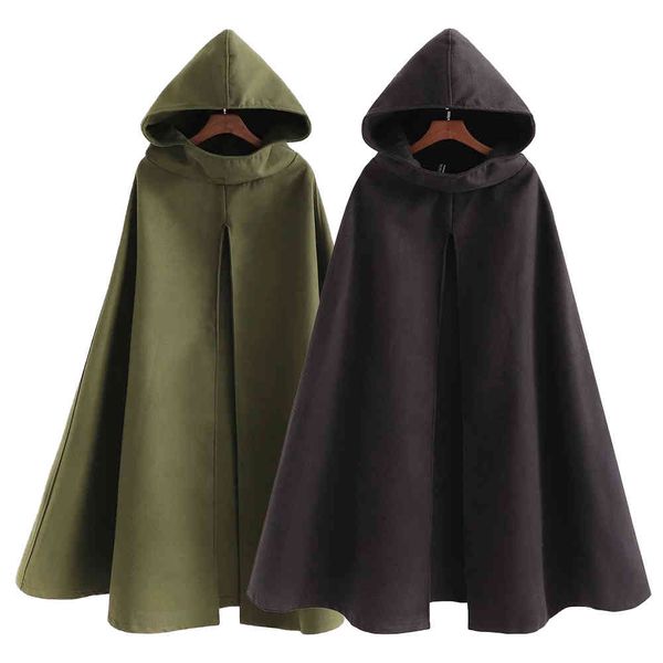 coats autumn winter women poncho hooded oversized vintage elegant cloak female warm high street gothic long cape coat, Tan;black
coats autumn winter women poncho hooded oversized vintage elegant cloak female warm high street gothic long cape coat, Tan;black