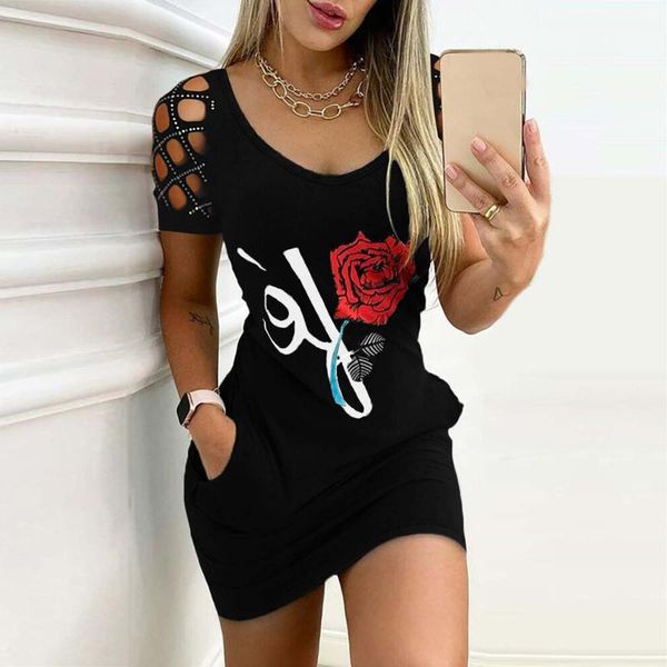 women's swimwear women summer dresses rose prints rhinestone hollow out short sleeve o-neck beach dress pocket party vestidos robe femm, White;black
women's swimwear women summer dresses rose prints rhinestone hollow out short sleeve o-neck beach dress pocket party vestidos robe femm, White;black