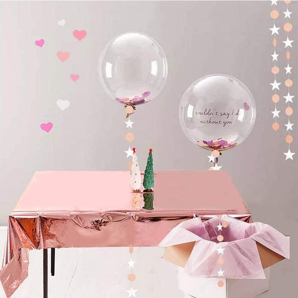 disposable dinnerware 137*270cm table cloth rose gold gilded tablecloth kids birthday party supplie baby shower wedding home decor
disposable dinnerware 137*270cm table cloth rose gold gilded tablecloth kids birthday party supplie baby shower wedding home decor