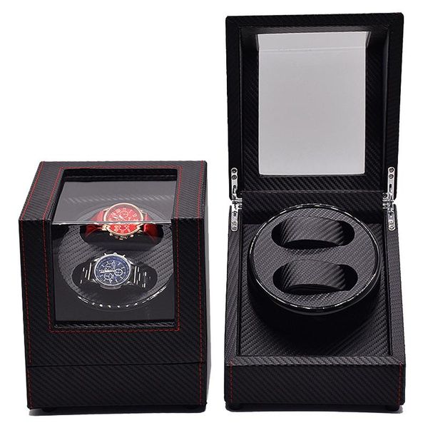 watch boxes & cases design watchwinder box winding casket quiet no noise motor 2 winder storage display rotating reloj organizers, Black;blue
watch boxes & cases design watchwinder box winding casket quiet no noise motor 2 winder storage display rotating reloj organizers, Black;blue