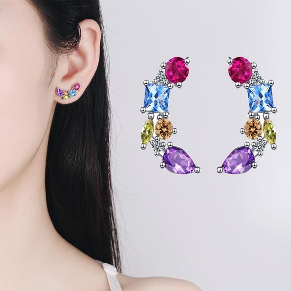 stud women's colorful cubic zirconia crescent moon ear studs earrings eardrop female ladies jewellery gifts, Golden;silver
stud women's colorful cubic zirconia crescent moon ear studs earrings eardrop female ladies jewellery gifts, Golden;silver